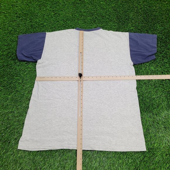 Vintage 80s Michigan Wolverines Shirt XL/2XL 25x31 Arch Gray - Picture 3 of 11